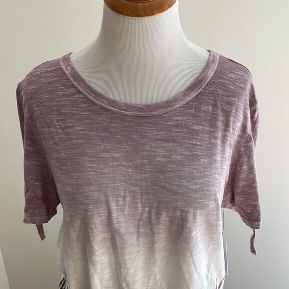 NWT Sonoma T-shirt with double sleeve openings and ties women’s large - Picture 6 of 8